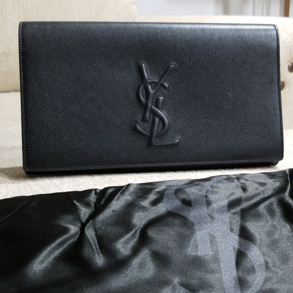 Black YSL Clutch Bag/ purse